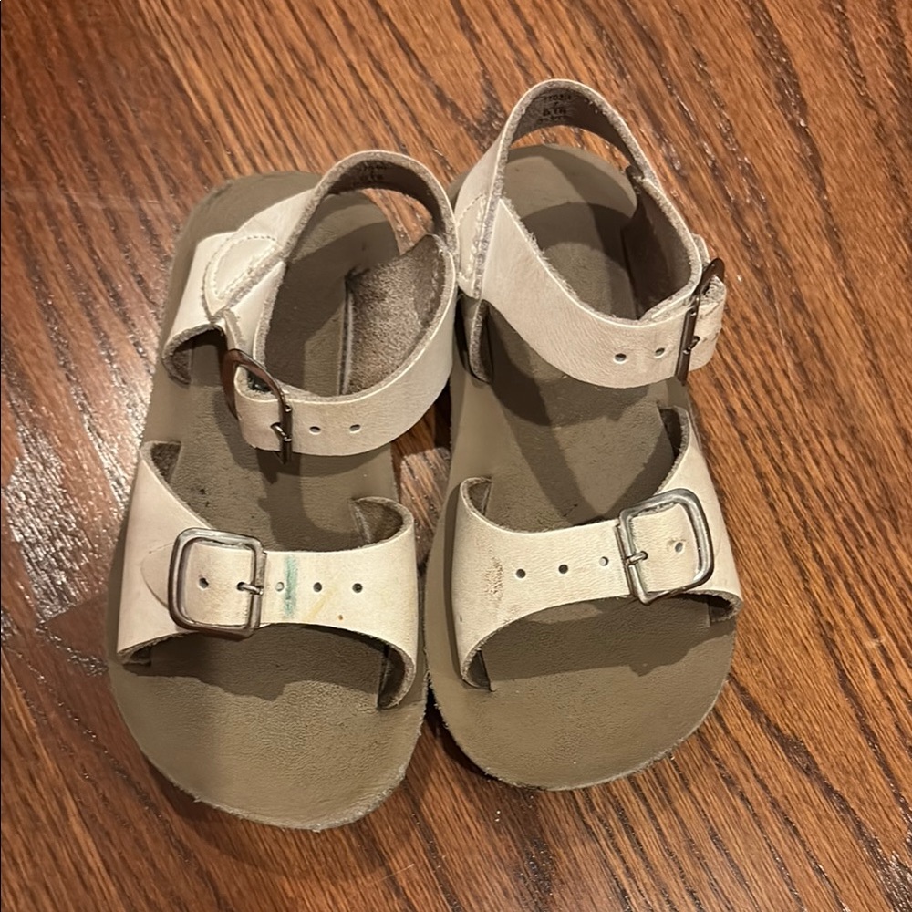 Kids white sun San Sandals